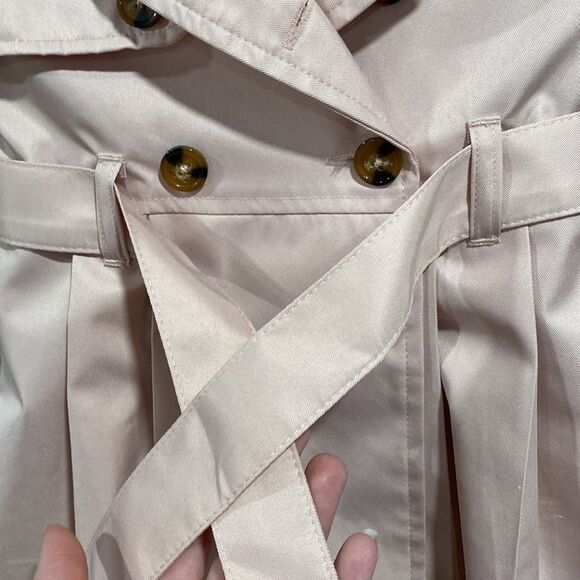 Tahari toddler light pink trench coat size 18 months - Picture 3 of 5